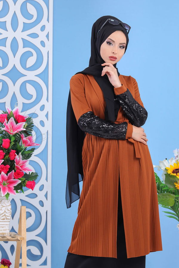 Pullu Hırka Taba Taba - 7463