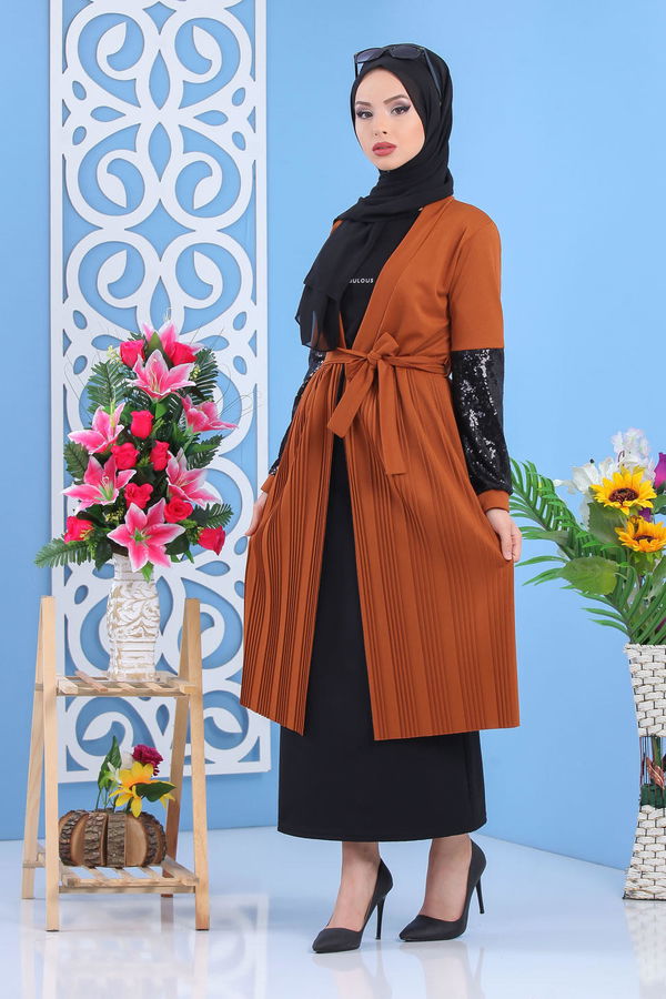 Pullu Hırka Taba Taba - 7463