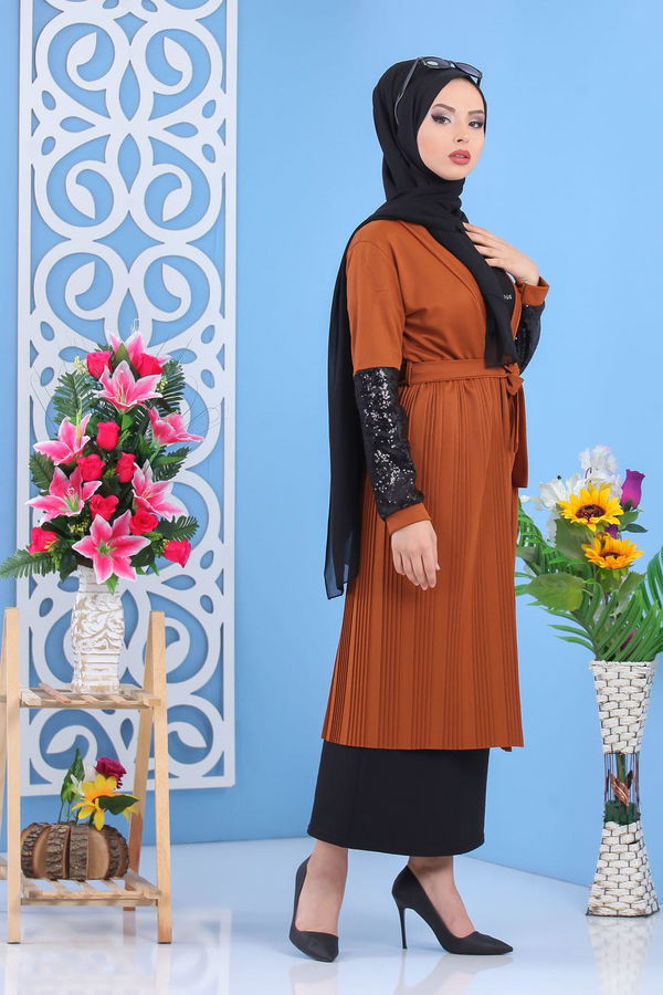 Pullu Hırka Taba Taba - 7463