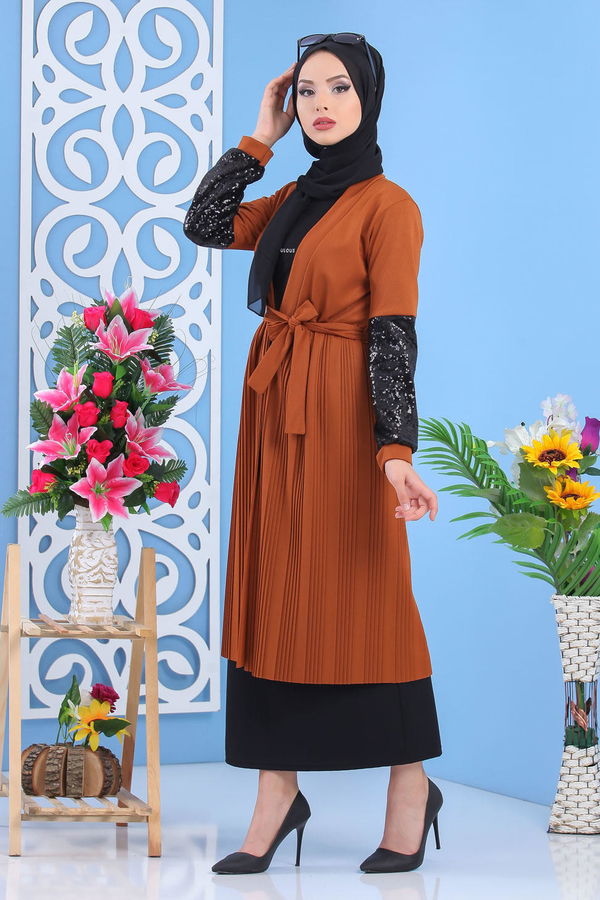 Pullu Hırka Taba Taba - 7463