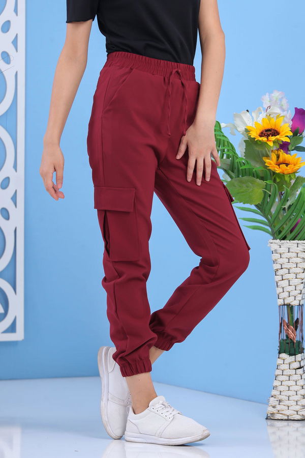 Kargo Pantolon Bordo - 02 7483 Bordo - 7483