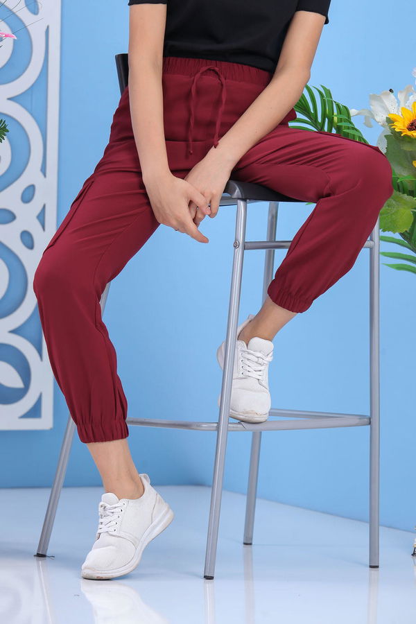 Kargo Pantolon Bordo - 02 7483 Bordo - 7483