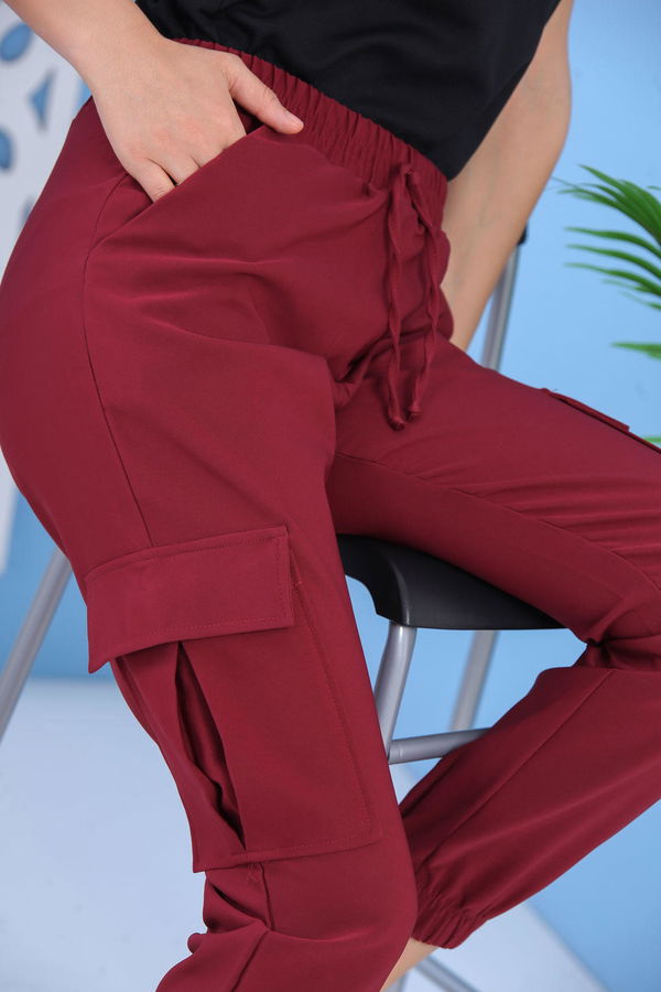 Kargo Pantolon Bordo - 02 7483 Bordo - 7483