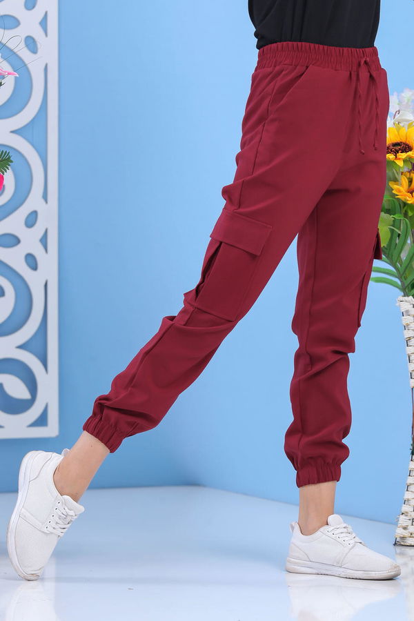 Kargo Pantolon Bordo - 02 7483 Bordo - 7483
