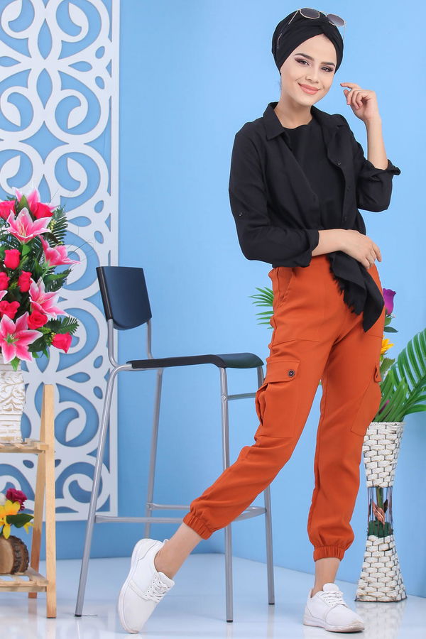 Kargo Pantolon Orange - 02 7485 Turuncu - 7485