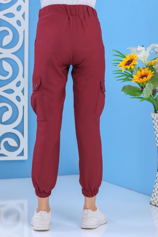 Kargo Pantolon Bordo - 02 7485 Bordo - 7485