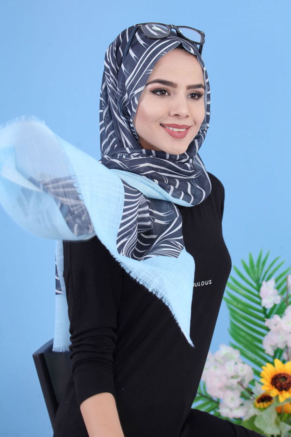 Şal - B.mavi 02 7335 Mavi - 7335