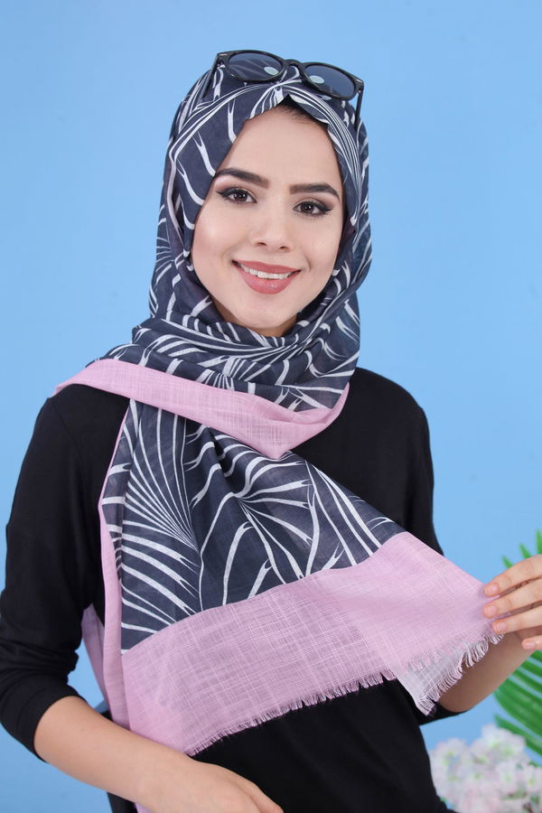 Şal - Pembe 02 7335 Pembe - 7335