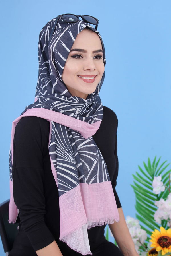 Şal - Pembe 02 7335 Pembe - 7335