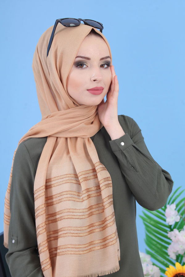 Şal - Hardal 02 7338 Sarı - 7338
