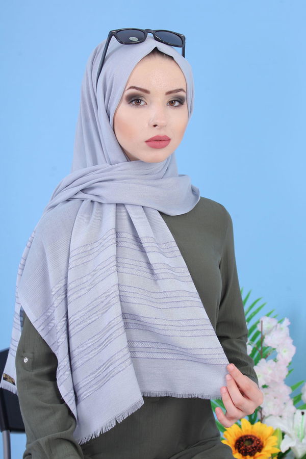 Şal - B Mavi 02 7338 Mavi - 7338