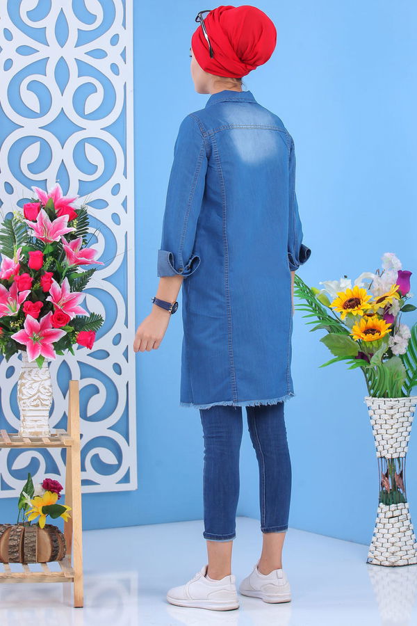 Kot Ceket Mavi - 02 7503 Mavi - 7503