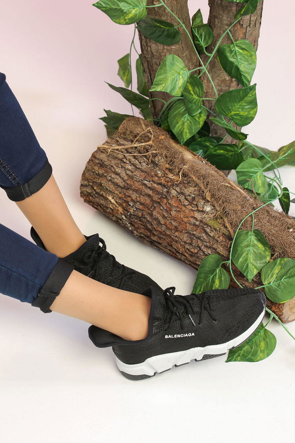 Kadın Siyah Spor Ayakkabı Siyah - 02 7527 - 7527