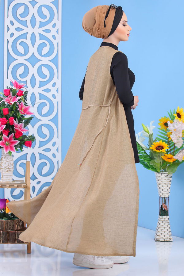Yelek Camel Taba - 1223 TABA