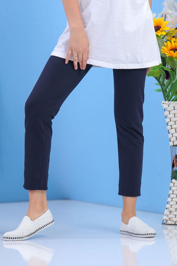 Tayt Siyah Lacivert - 7559 LACİVERT