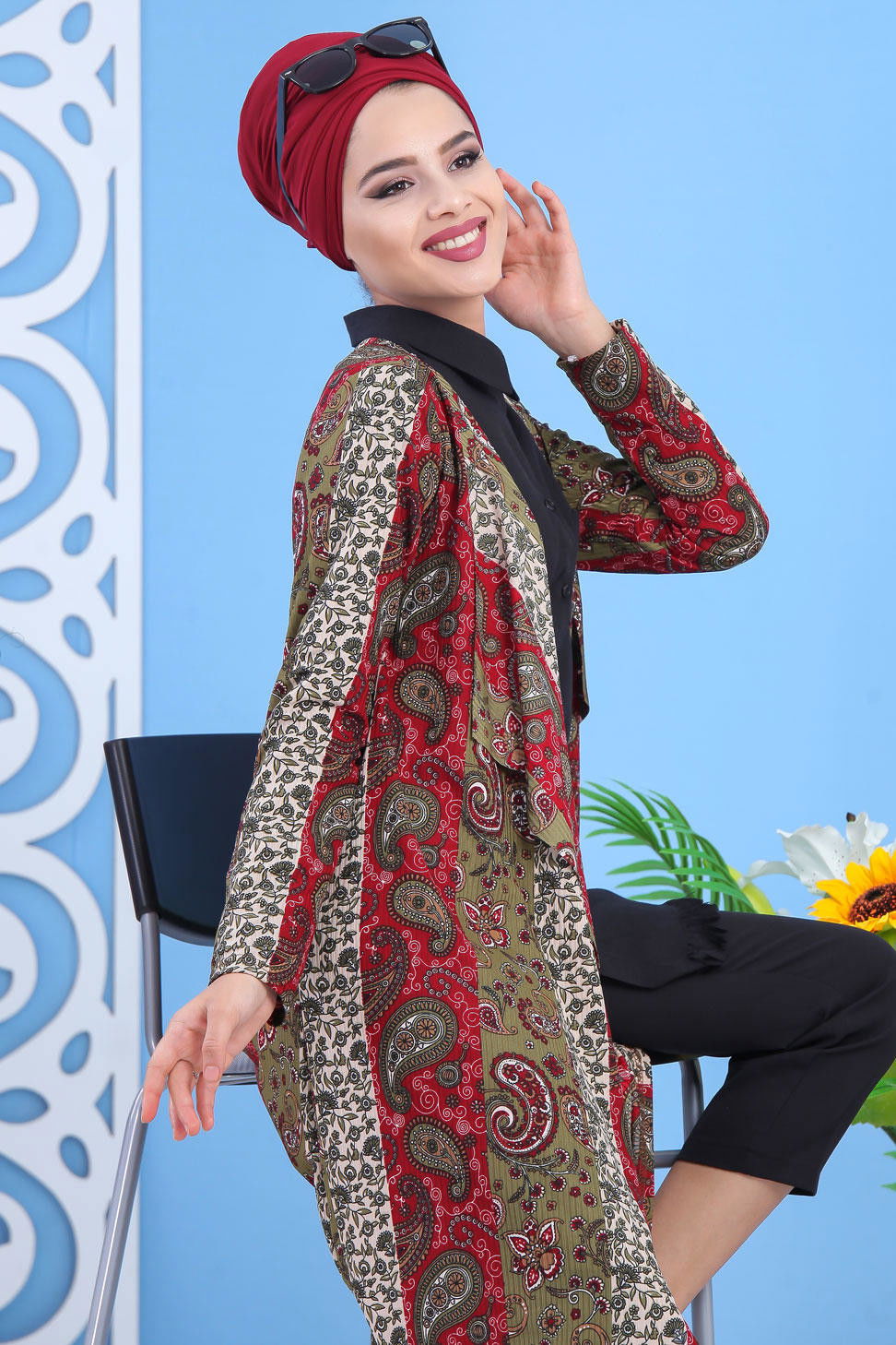 Kaşkorse Hırka Siyah  Haki - 5154 HAKİ