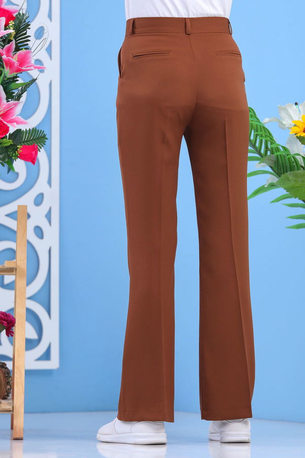 İspanyol Paça Pantolon Taba - 02 6517 Taba - 6517
