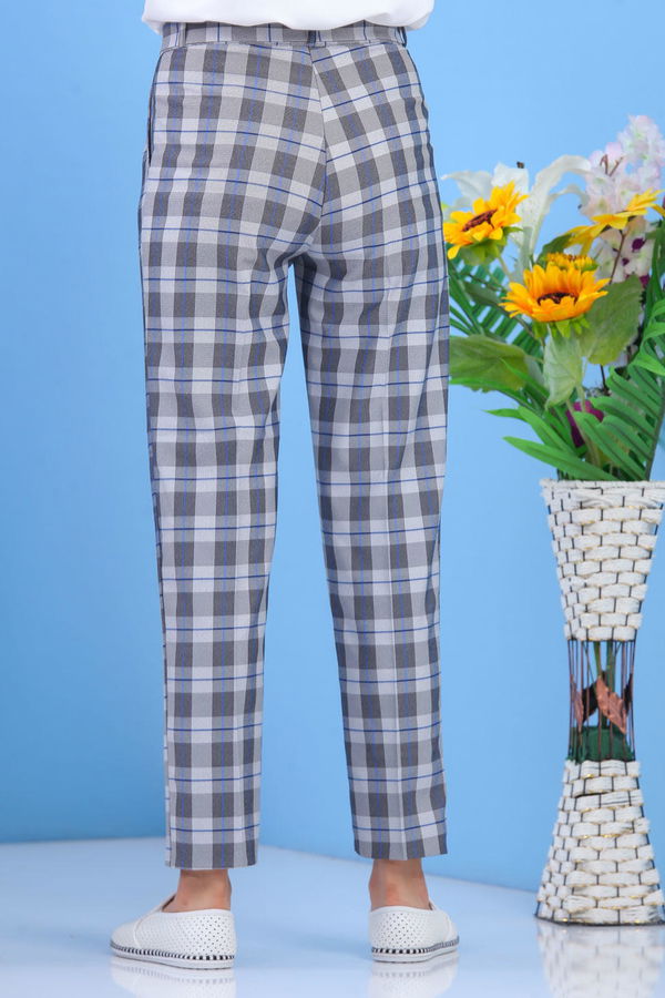Kemerli Pantolon Mavi - 02 7583 Mavi - 7583 MAVİ