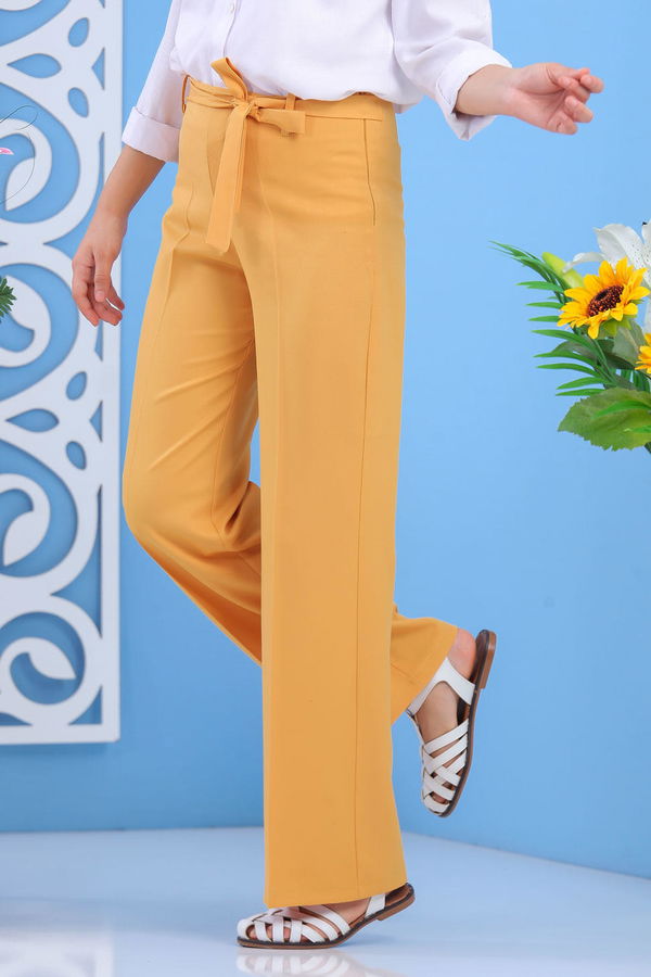 Pantolon Hardal - 02 7593 Sarı - 7593