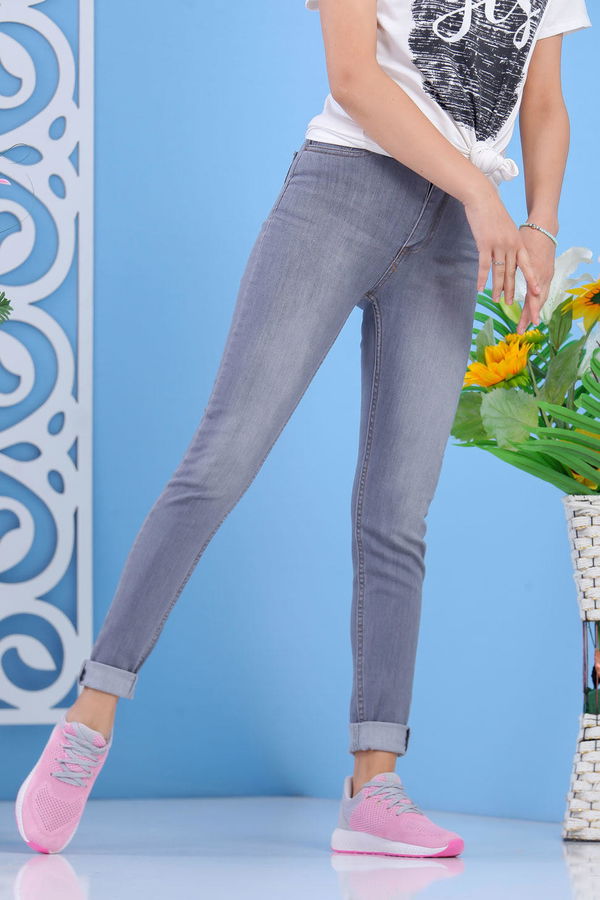Kot Pantolon Gri - 02 7596 Gri - 7596 GRİ