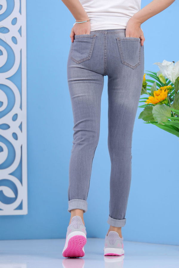 Kot Pantolon Gri - 02 7596 Gri - 7596 GRİ