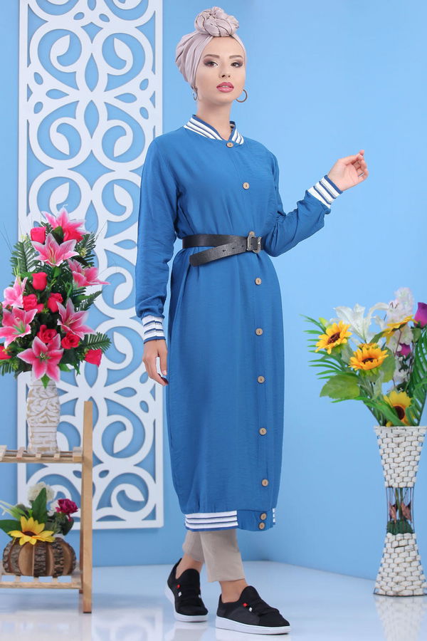 Kap Siyah Mavi - 7606 MAVİ