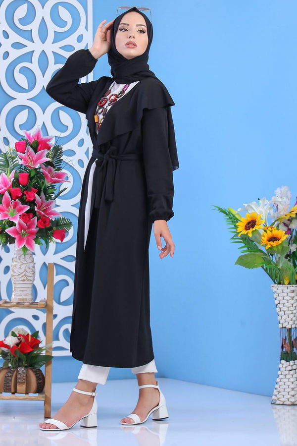 Hırka Siyah Siyah - 7630