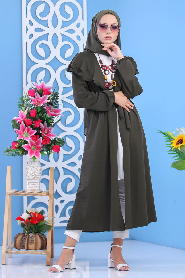 Hırka Siyah Haki - 7630