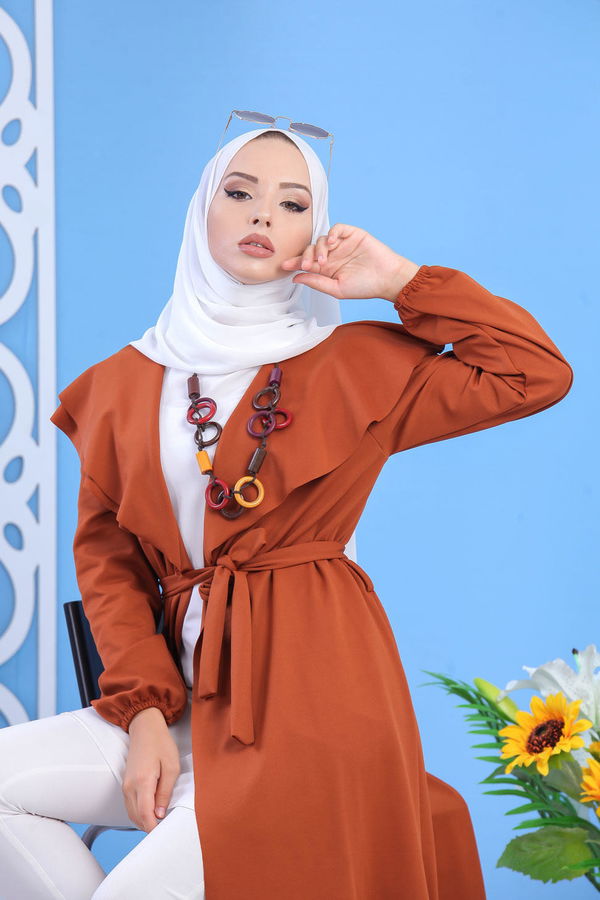 Hırka Siyah Kiremit - 7630