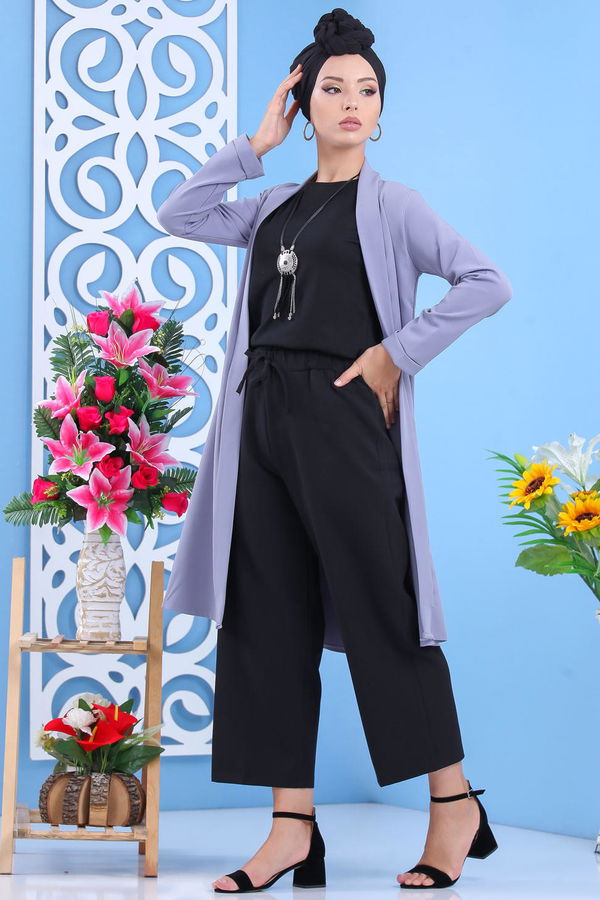 Bol Pantolon Siyah - 02 7635 Siyah - 7635 SİYAH