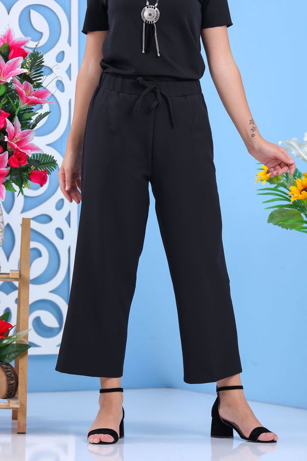 Bol Pantolon Siyah - 02 7635 Siyah - 7635 SİYAH