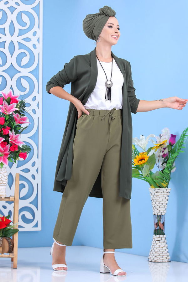 Bol Pantolon Haki - 02 7635 Haki - 7635