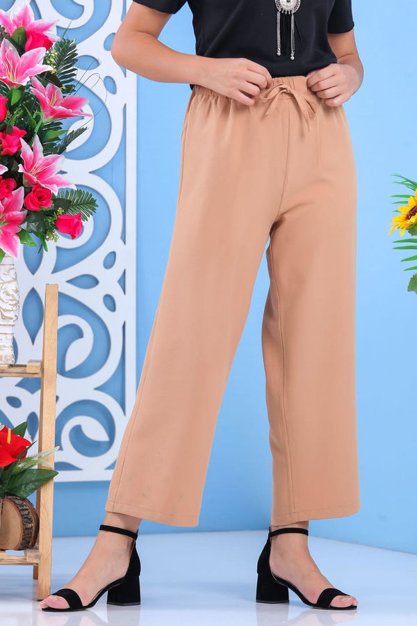 Bol Pantolon Vizon - 02 7635 Vizon - 7635 VİZON