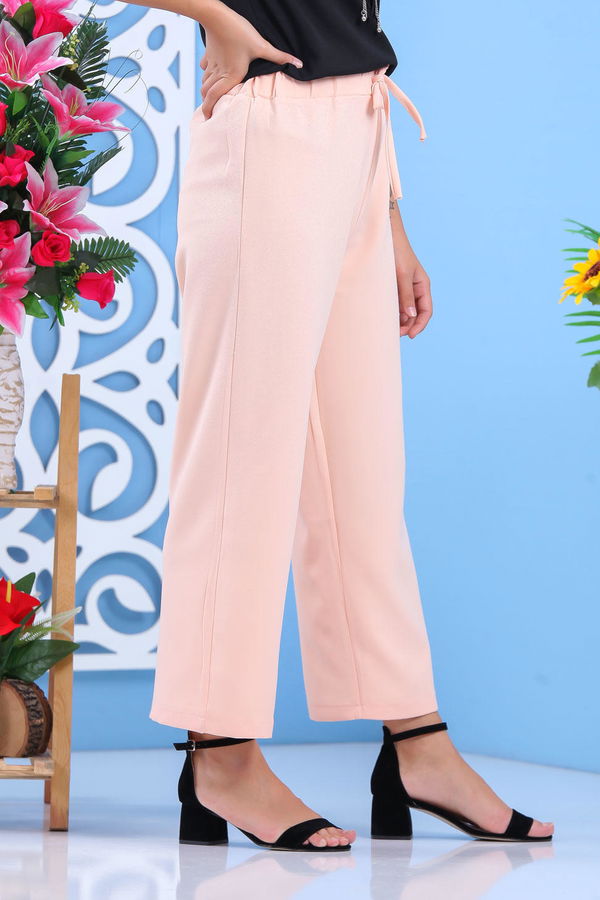 Bol Pantolon Pudra - 02 7635 Pembe - 7635 PEMBE