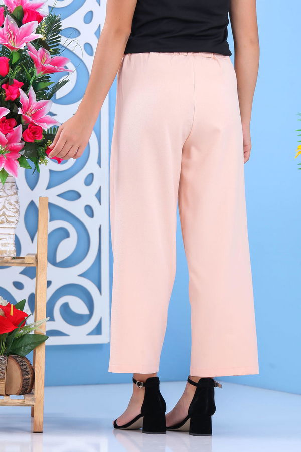 Bol Pantolon Pudra - 02 7635 Pembe - 7635 PEMBE