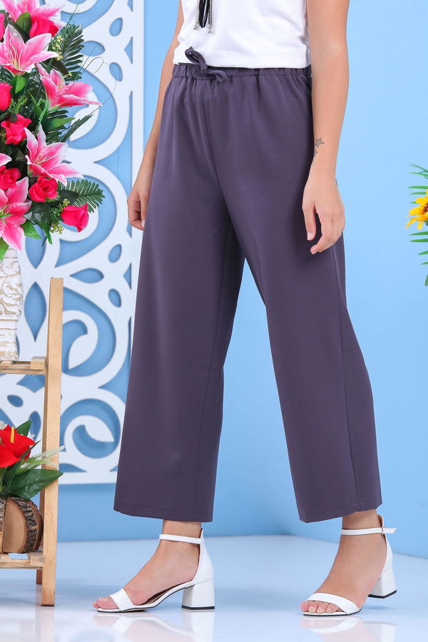 Bol Pantolon Fume - 02 7635 Antrasit - 7635 ANTRASİT