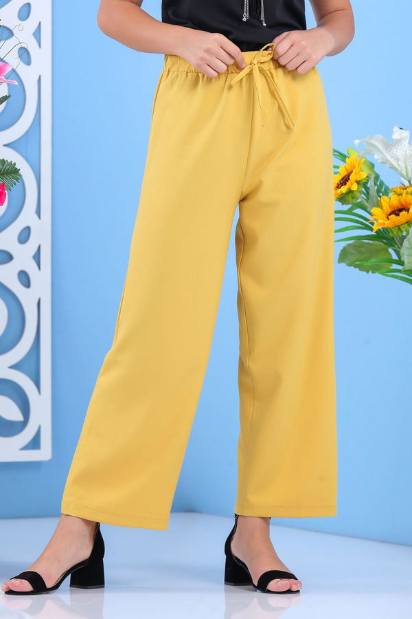 Bol Pantolon Hardal - 02 7635 Sarı - 7635 Sarı