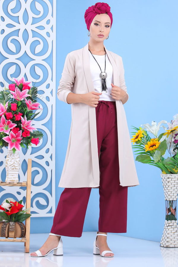 Bol Pantolon Mor - 02 7635 Mor - 7635 MOR