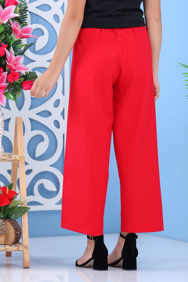 Bol Pantolon Kirmizi - 02 7635 Kırmızı - 7635 Kırmızı