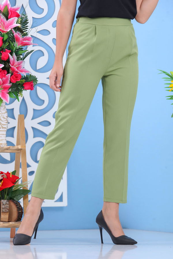Pantolon Fistik Yeşil  - 02 7641 Yeşil - 7641