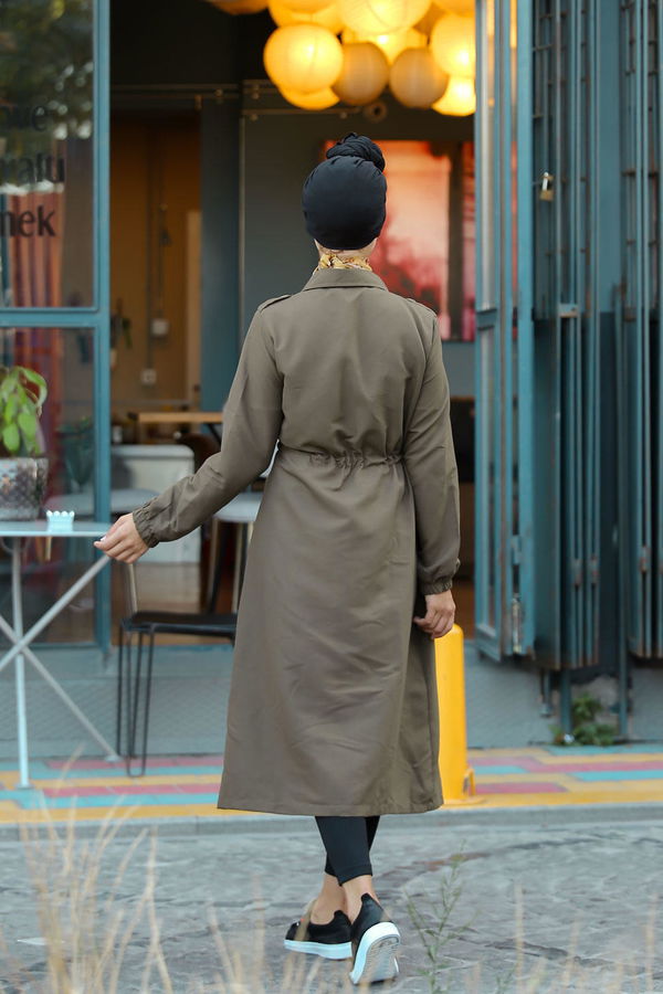 Trençkot Taba Haki - 6692