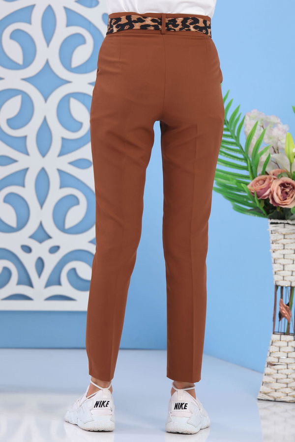 Kuşaklı Pantolon Taba - 02 6952 Taba - 6952 TABA