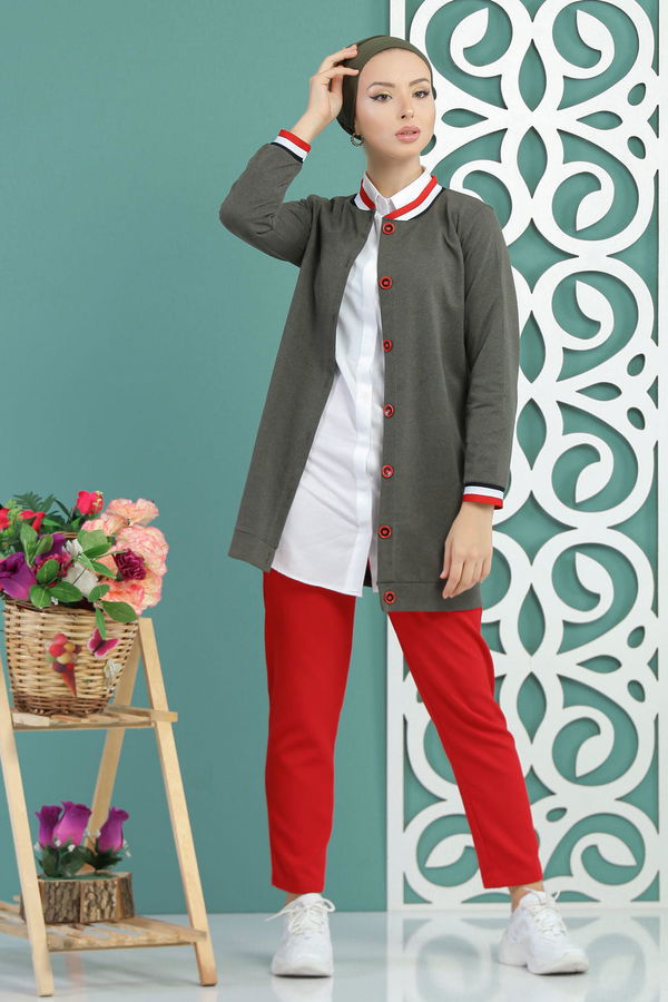 Ceket Siyah  Haki - 7653