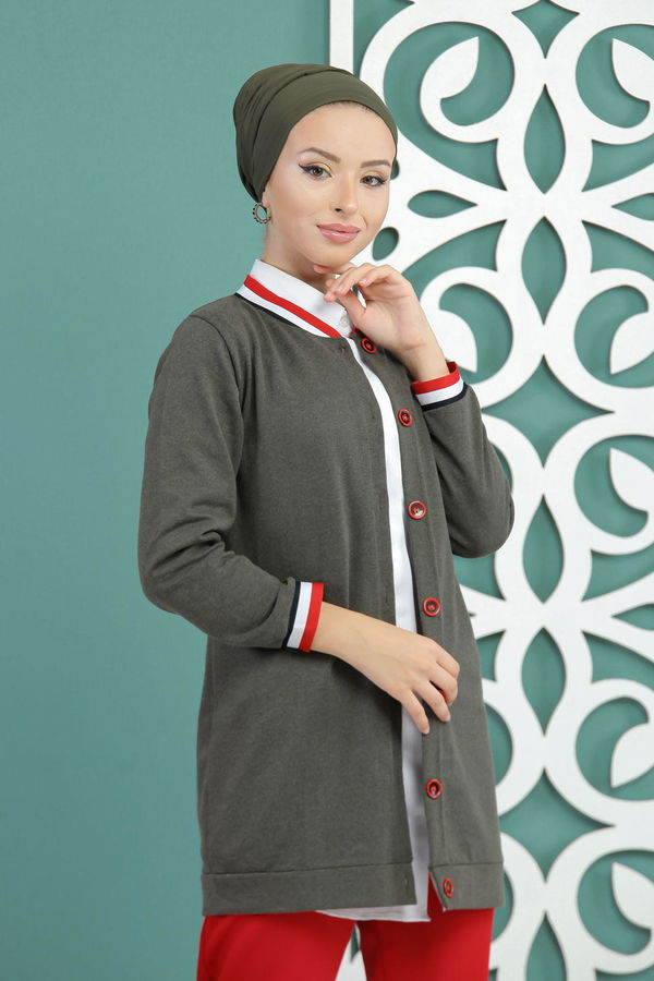 Ceket Siyah  Haki - 7653