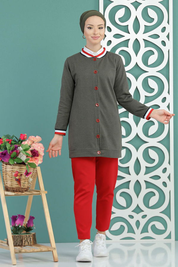 Ceket Siyah  Haki - 7653