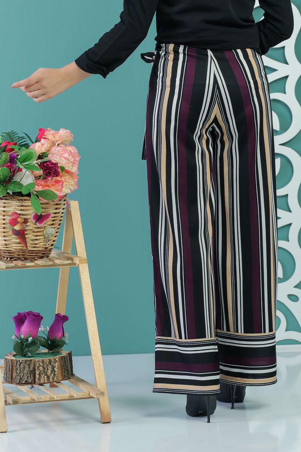 Kuşaklı Pantolon Mor - 02 1234 Mor - 1234 MOR