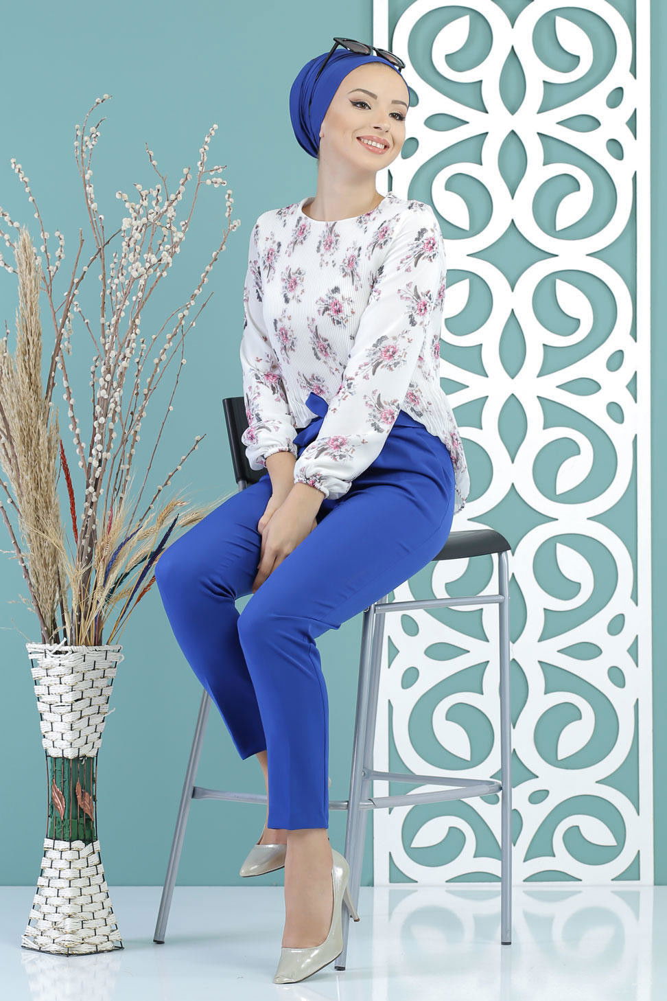 Pantolon - Saks 02 6115 Mavi - 6115 MAVİ