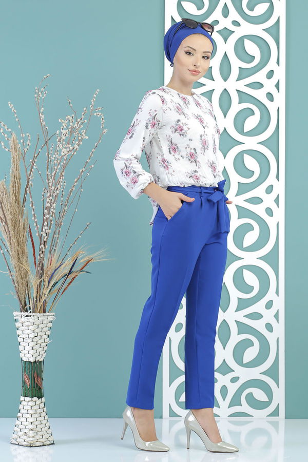 Pantolon - Saks 02 6115 Mavi - 6115 MAVİ