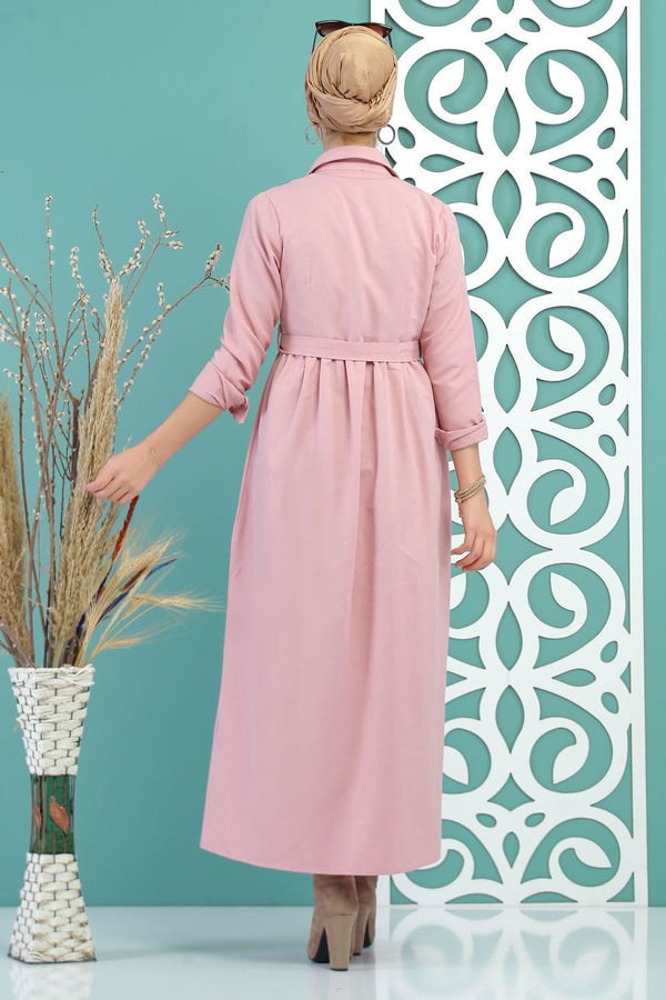 Kuşaklı Kap Siyah Pembe - 6774