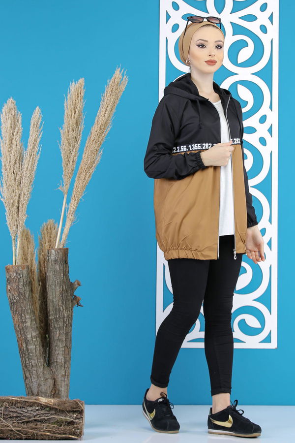 Yagmurluk Ceket Camel - 7807 Taba - 7807 TABA